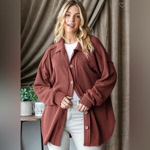 Salem Shacket - Sunbaked